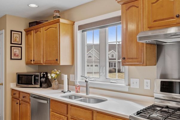 Interior, Kitchen, Recessed Lighting, Stainless Steel Appliances