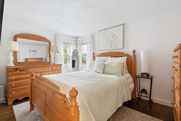 Bedroom, Interior, Wood Texture Flooring