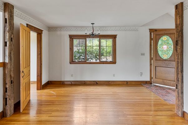 Empty room, Interior, Wood Texture Flooring
