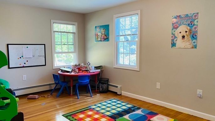 Dining room, Interior, Wood Texture Flooring