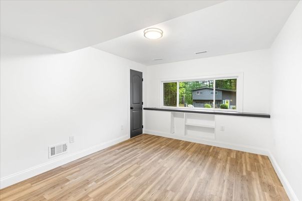 Empty room, Interior, Wood Texture Flooring