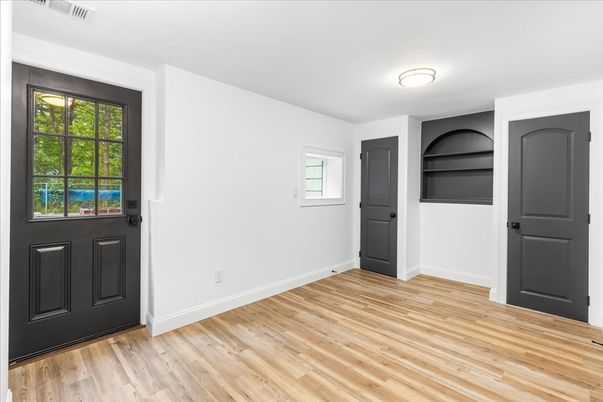 Empty room, Interior, Wood Texture Flooring
