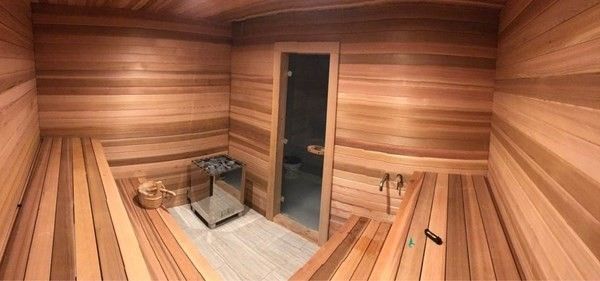 Interior, Recessed Lighting, Sauna Room