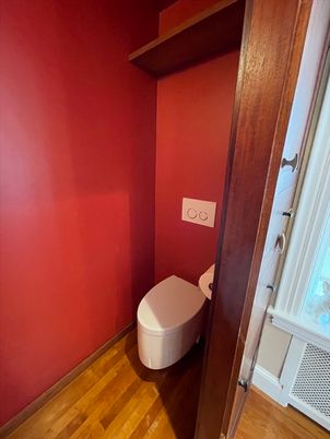 Bathroom, Interior, Wood Texture Flooring