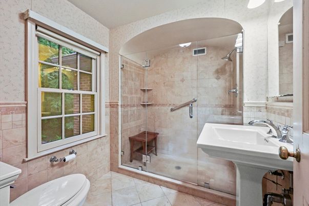Bathroom, Glass Shower, Interior
