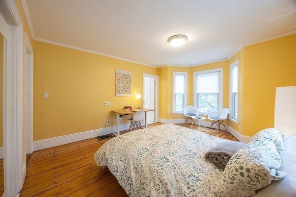 Bedroom, Home Office, Interior, Wood Texture Flooring