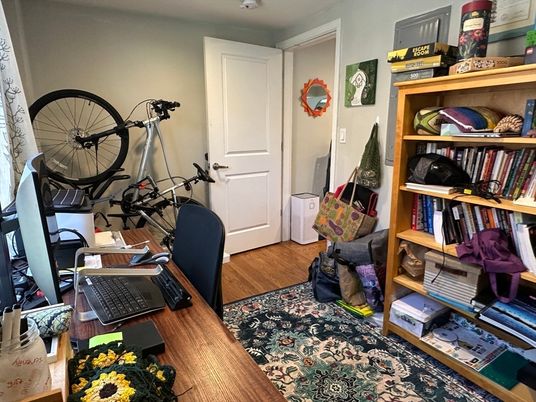 Home Office, Interior, Wood Texture Flooring