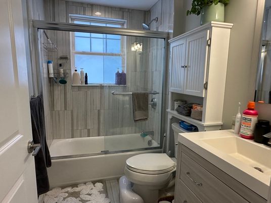 Bathroom, Glass Shower, Interior
