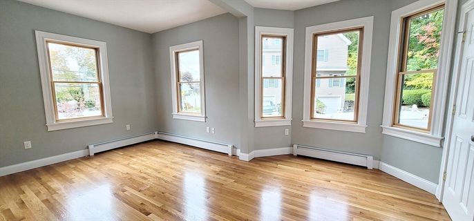 Empty room, Interior, Wood Texture Flooring