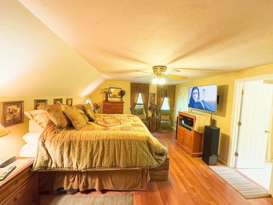 Bedroom, Interior, Wood Texture Flooring