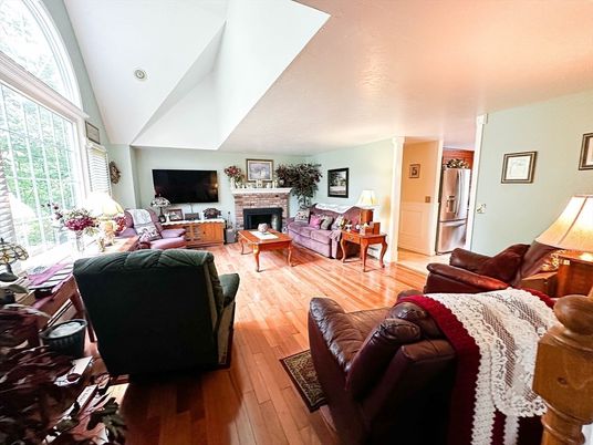Fireplace, Interior, Living room, Wood Texture Flooring