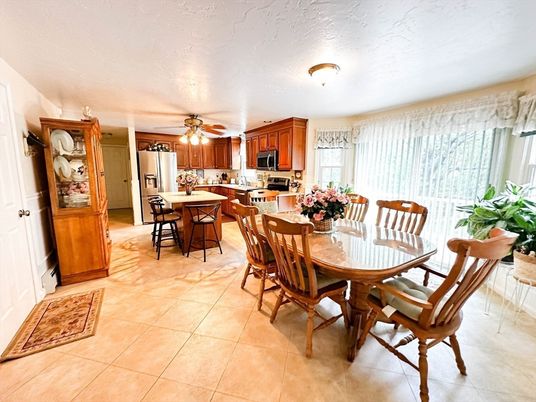Dining room, Interior, Kitchen