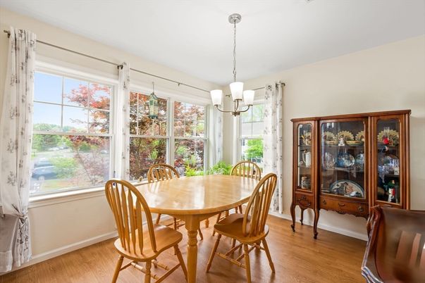 Chandelier, Dining room, Interior, Pendant Lights, Wood Texture Flooring