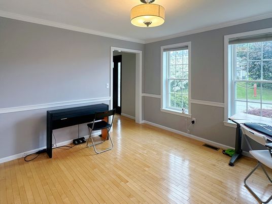 Home Office, Interior, Wood Texture Flooring