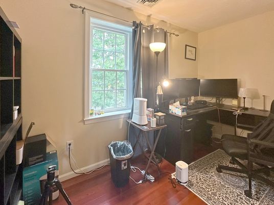 Home Office, Interior, Wood Texture Flooring