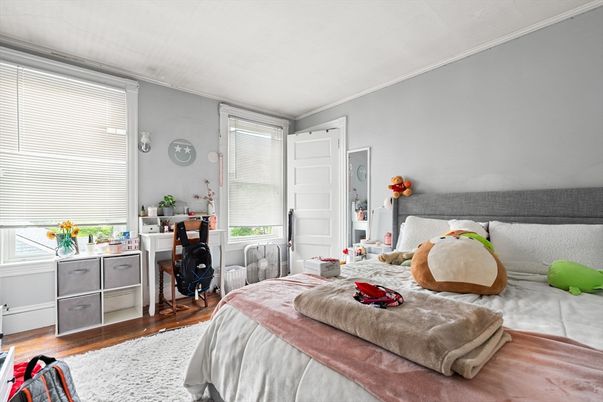 Bedroom, Home Office, Interior, Wood Texture Flooring