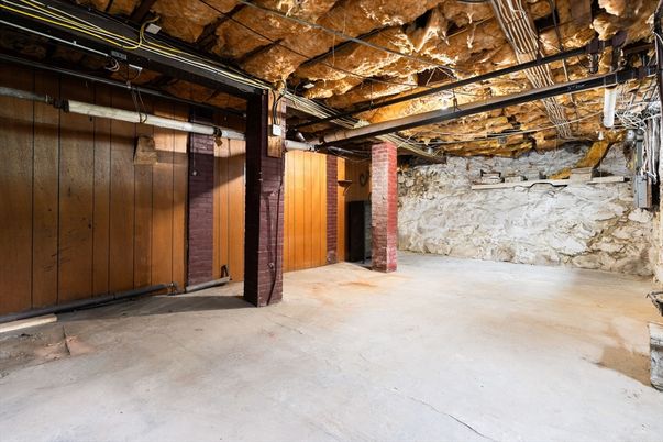 Interior, Stone Walls, Wooden Walls