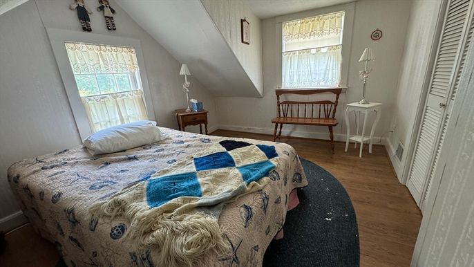 Bedroom, Interior, Wood Texture Flooring