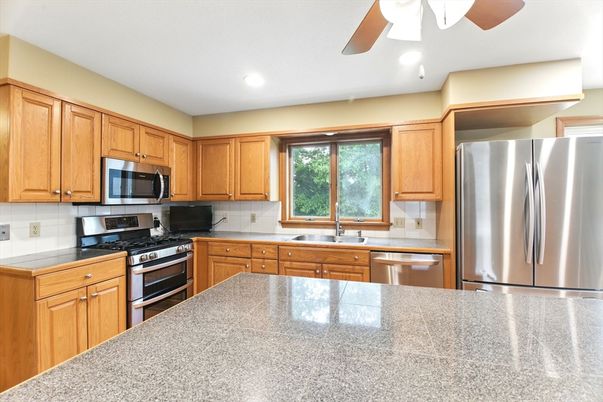 Interior, Kitchen, Recessed Lighting, Stainless Steel Appliances