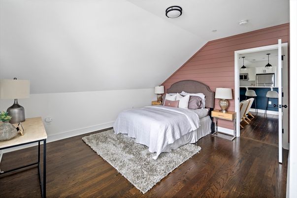 Bedroom, Interior, Wood Texture Flooring