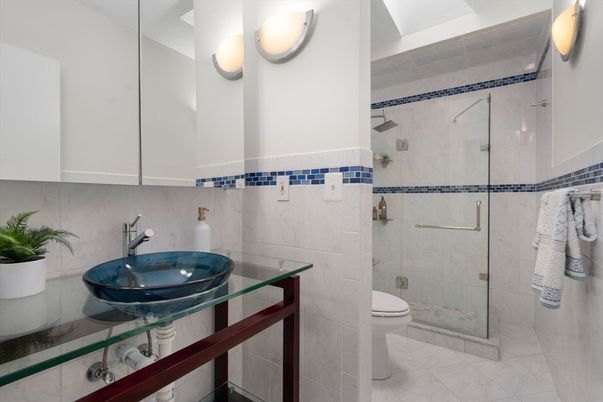 Bathroom, Glass Shower, Interior, Marble