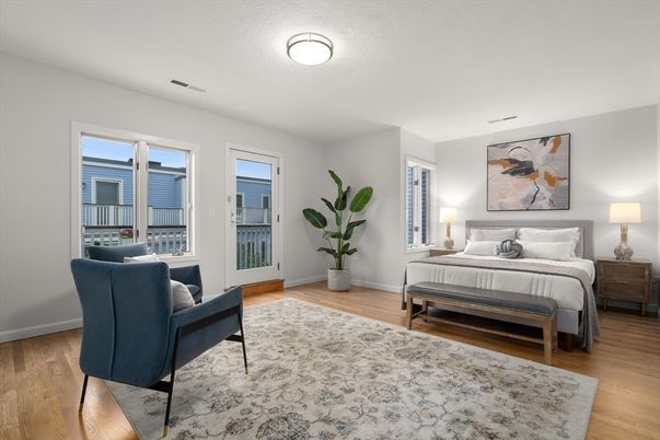 Bedroom, Interior, Wood Texture Flooring