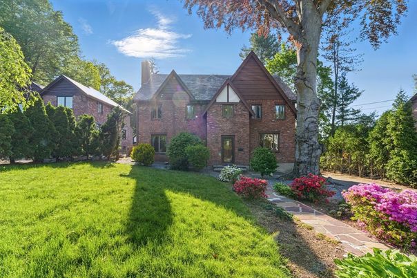 Backyard, Exterior, Facade, Brick Facade, Tudor Revival
