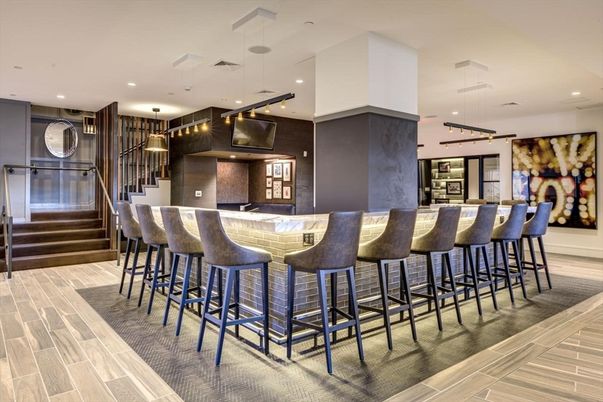 Interior, Pendant Lights, Recessed Lighting, Wood Texture Flooring