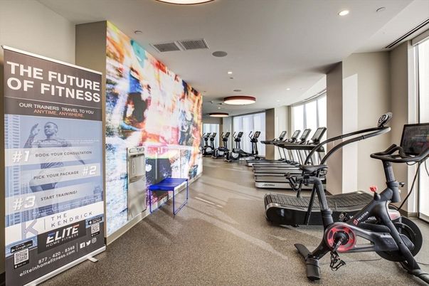 Fitness Equipment, Interior, Recessed Lighting