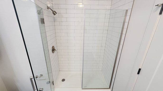Bathroom, Glass Shower, Interior