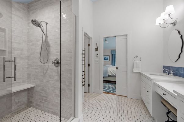 Bathroom, Bedroom, Glass Shower, Interior