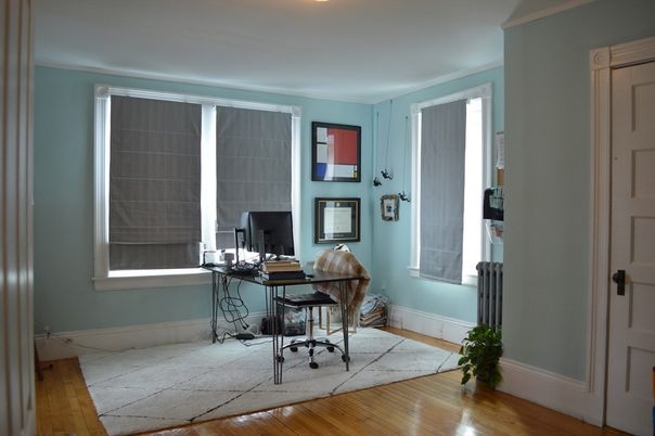 Home Office, Interior, Wood Texture Flooring