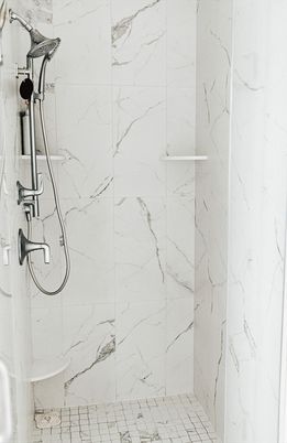 Bathroom, Interior, Marble Walls