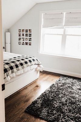 Bedroom, Interior, Wood Texture Flooring
