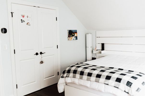 Bedroom, Interior, Wood Texture Flooring