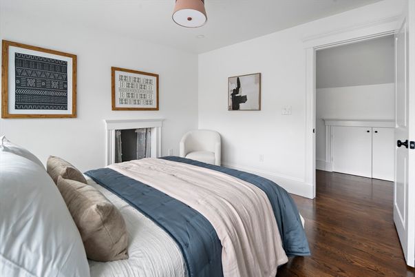 Bedroom, Interior, Wood Texture Flooring
