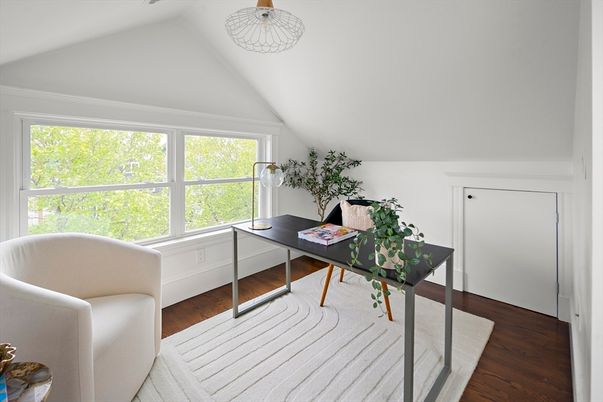 Home Office, Interior, Wood Texture Flooring
