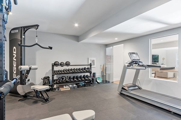 Fitness Equipment, Interior, Recessed Lighting