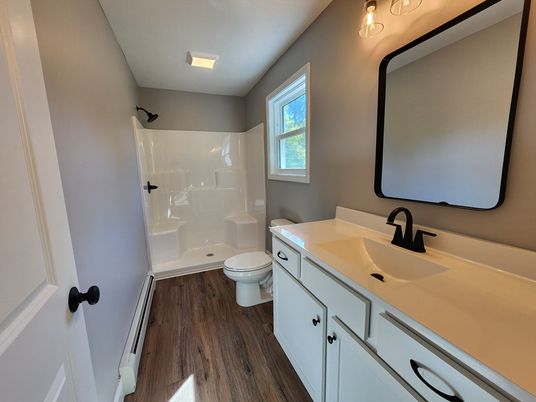 Bathroom, Interior, Wood Texture Flooring