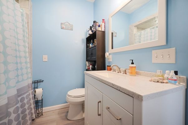 Bathroom, Interior, Wood Texture Flooring