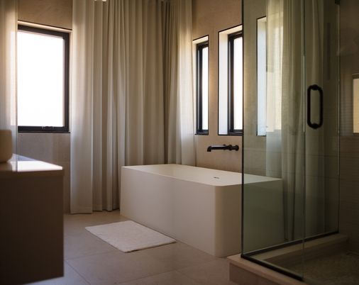 Bathroom, Glass Shower, Interior