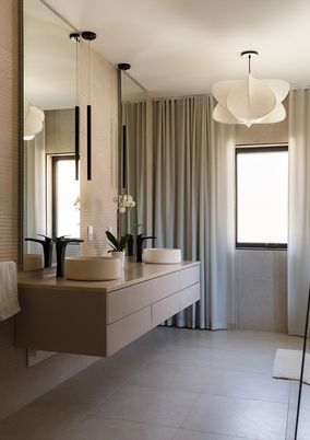 Bathroom, Interior, Pendant Lights