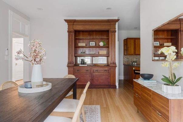 Dining room, Interior, Kitchen, Wood Texture Flooring