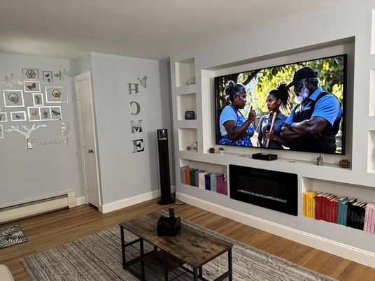 Fireplace, Interior, Wood Texture Flooring