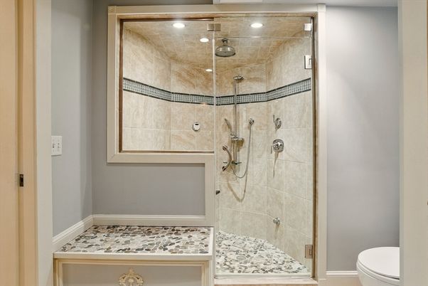 Bathroom, Interior, Recessed Lighting