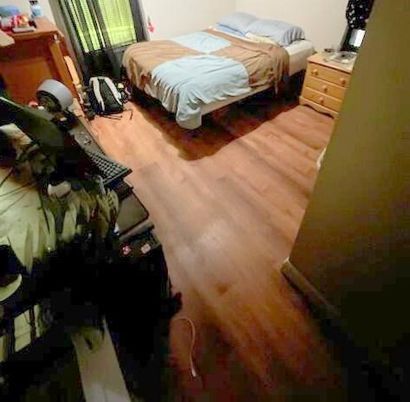 Bedroom, Interior, Wood Texture Flooring