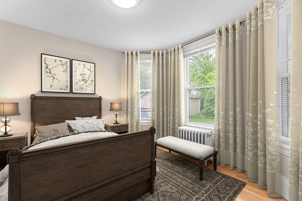 Bedroom, Interior, Wood Texture Flooring