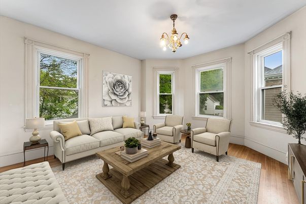 Chandelier, Interior, Living room, Wood Texture Flooring
