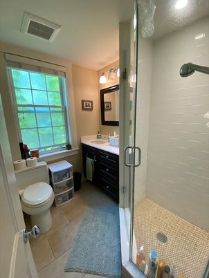 Bathroom, Glass Shower, Interior