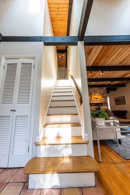 Bedroom, Interior, Wooden Beams, Wooden Ceilings